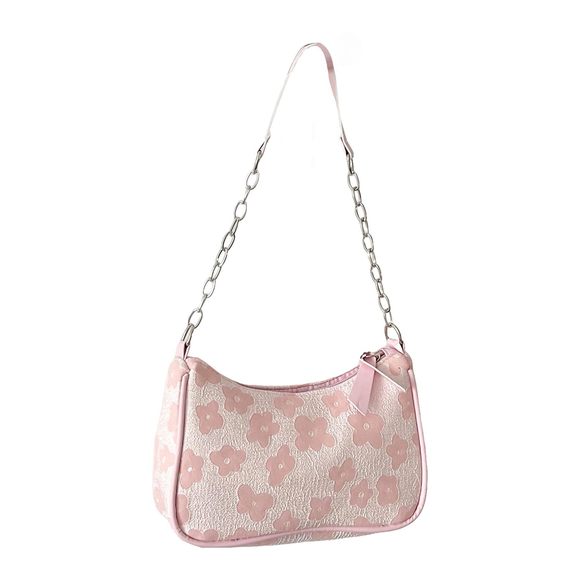 Floral Pattern Chain Strap Shoulder Bags Casual Hobo Hand Bag Clutch ^-^ - Picture 1 of 8